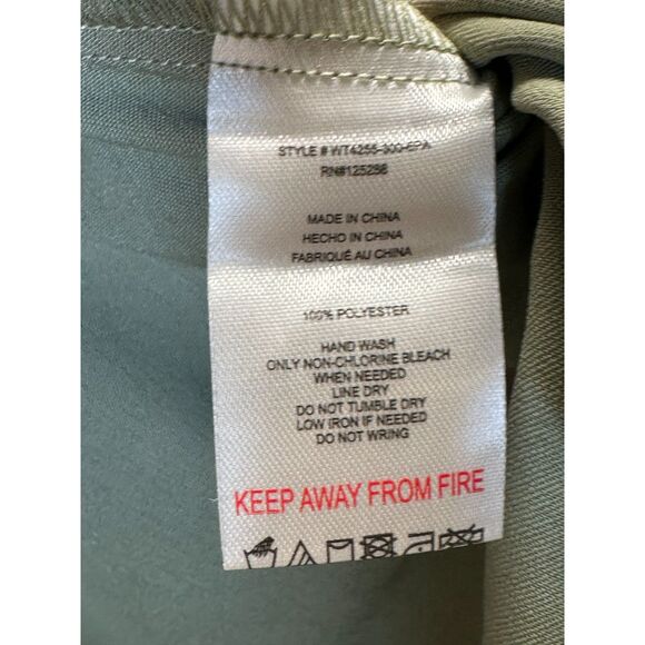 Jason Wu Women's Size XS Olive Tie Long Sleeve Midi Dress EUC - Picture 4 of 8